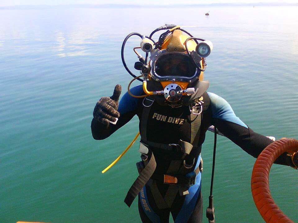 Serviço subaquático offshore